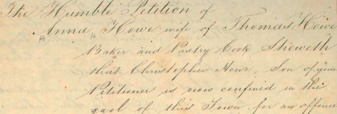 A letter with 19th century handwriting